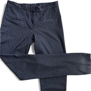 BLAYDE Italy Mixed-Fabric Pinstripe Pants – Size 3 / IT 42 Short